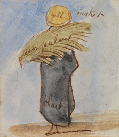Egyptian Man by Edward Lear